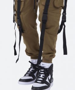 Mnml Tactical Cargo Sweatpants - Dust Bottoms