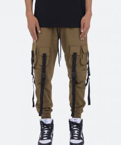 Mnml Tactical Cargo Sweatpants - Dust Bottoms
