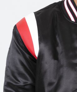 Mnml Teddy Bomber Jacket - Black/Red 15 Mnml Teddy Bomber Jacket - Black/Red