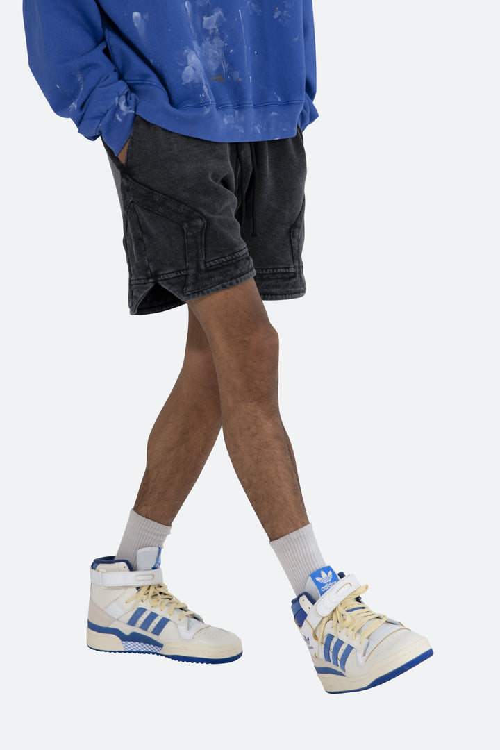 Mnml Bottoms Terry Basketball Shorts - Black 7 Mnml Bottoms Terry Basketball Shorts - Black