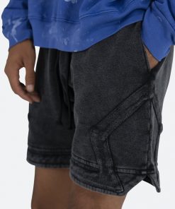 Mnml Bottoms Terry Basketball Shorts - Black 15 Mnml Bottoms Terry Basketball Shorts - Black