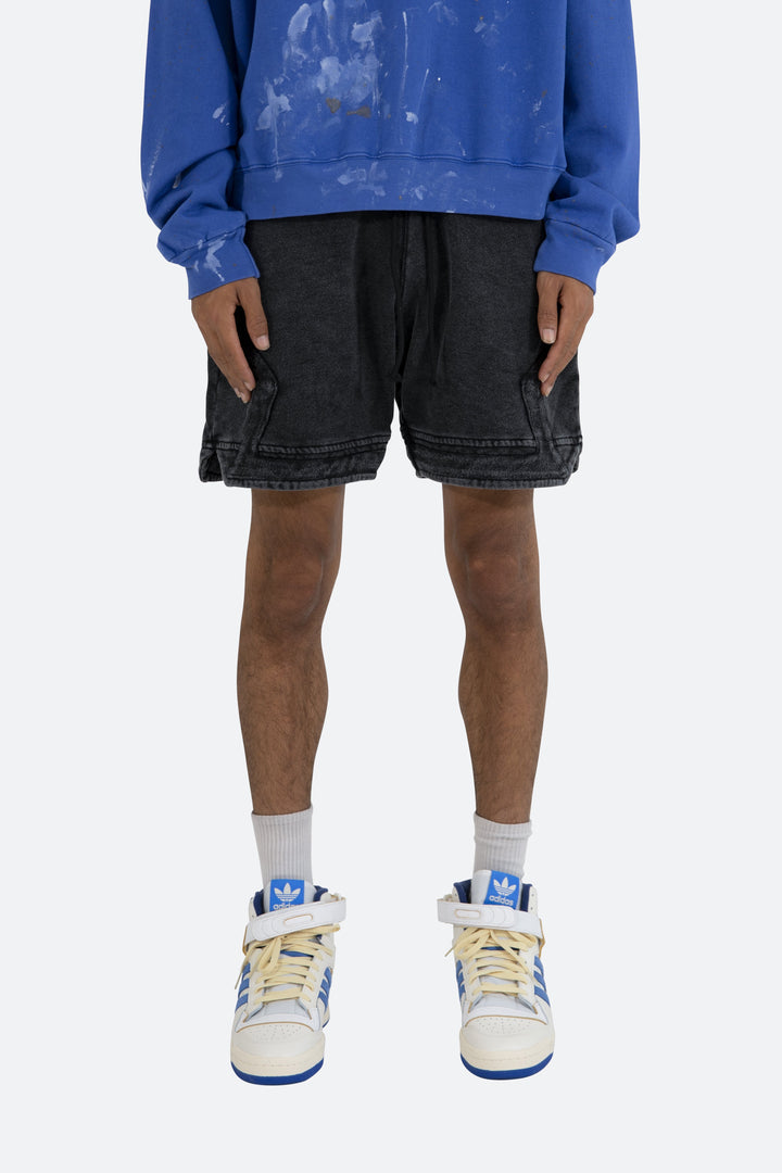 Mnml Bottoms Terry Basketball Shorts - Black 1 Mnml Bottoms Terry Basketball Shorts - Black