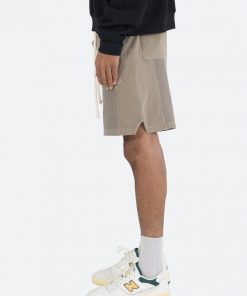 Mnml Bottoms Terry Paneled Shorts - Brown