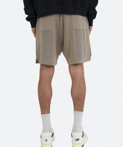 Mnml Bottoms Terry Paneled Shorts - Brown