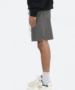Mnml Terry Paneled Shorts - Vintage Black Bottoms