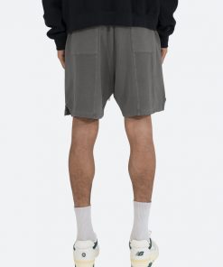 Mnml Terry Paneled Shorts - Vintage Black Bottoms