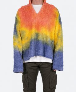 Mnml Outerwear Tie Dye Sherpa Pullover - Multi