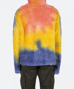Mnml Outerwear Tie Dye Sherpa Pullover - Multi