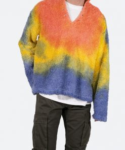 Mnml Outerwear Tie Dye Sherpa Pullover - Multi