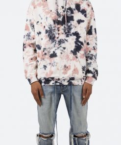 Mnml Tie Dyed Smile Hoodie - Multi Outerwear