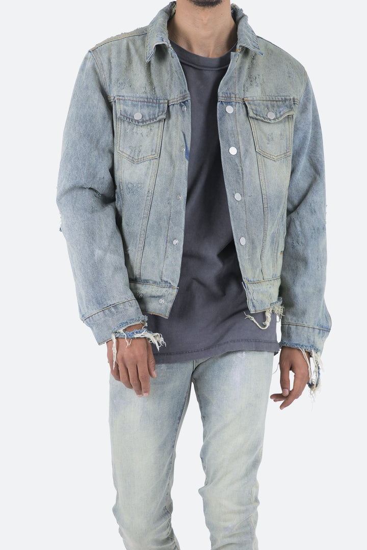 Mnml Trucker Bomber Jacket - Olive 11 Mnml Trucker Bomber Jacket - Olive