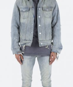 Mnml Trucker Bomber Jacket - Olive 14 Mnml Trucker Bomber Jacket - Olive