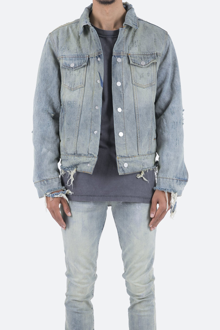 Mnml Trucker Bomber Jacket - Olive 3 Mnml Trucker Bomber Jacket - Olive