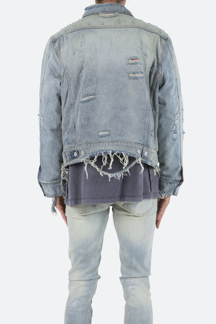 Mnml Trucker Bomber Jacket - Olive 7 Mnml Trucker Bomber Jacket - Olive