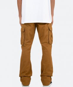 Mnml Twill Flare Cargo Pants - Brown 13 Mnml Twill Flare Cargo Pants - Brown