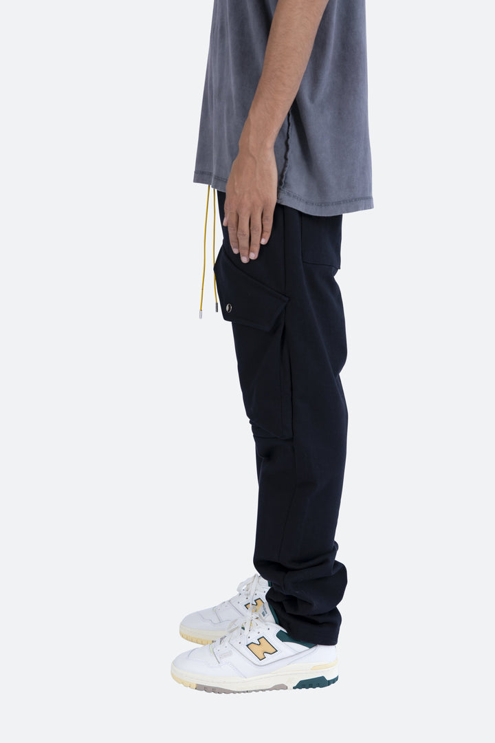 Mnml Utility Snap Cargo Pants - Black 4 Mnml Utility Snap Cargo Pants - Black