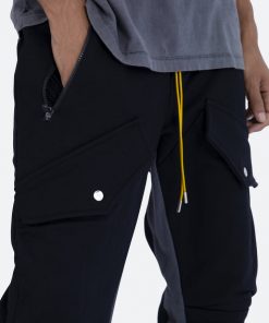 Mnml Utility Snap Cargo Pants - Black 13 Mnml Utility Snap Cargo Pants - Black