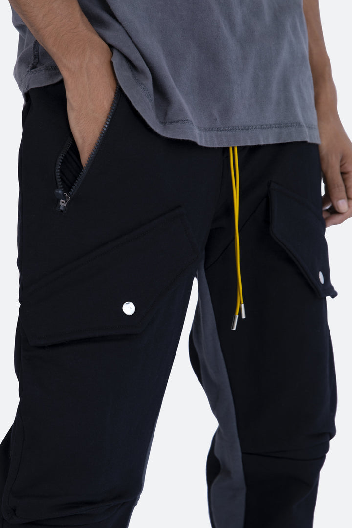 Mnml Utility Snap Cargo Pants - Black 7 Mnml Utility Snap Cargo Pants - Black