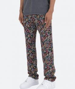 Mnml V121 Floral Baggy Denim - Multi