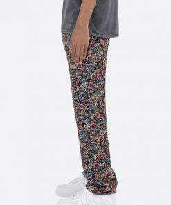 Mnml V121 Floral Baggy Denim - Multi