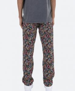 Mnml V121 Floral Baggy Denim - Multi