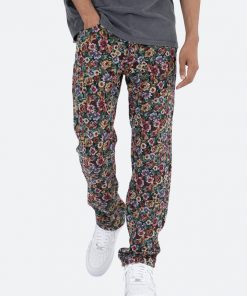 Mnml V121 Floral Baggy Denim - Multi