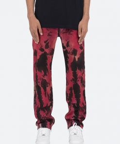 Mnml V122 Baggy Denim - Black/Red