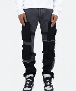 Mnml V132 Baggy Denim - Black