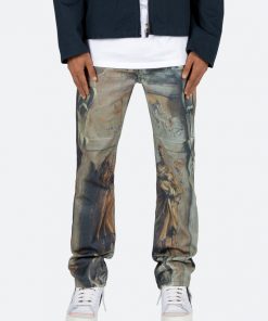 Mnml V176 Art Baggy Denim - Multi