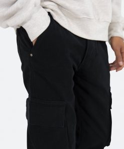 Mnml V193 Cargo Snap Baggy Denim - Black