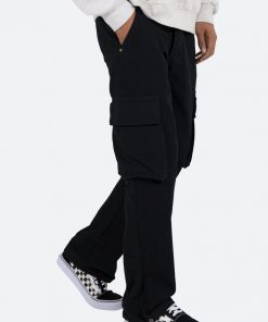 Mnml V193 Cargo Snap Baggy Denim - Black