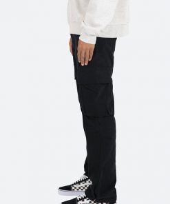 Mnml V193 Cargo Snap Baggy Denim - Black