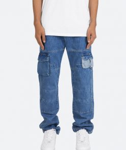 Mnml V244 Cargo Baggy Denim - Blue