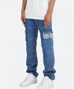 Mnml V244 Cargo Baggy Denim - Blue 10 Mnml V244 Cargo Baggy Denim - Blue