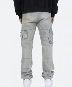 Mnml V Baggy Denim V244 Cargo Baggy Denim - Vintage Blue