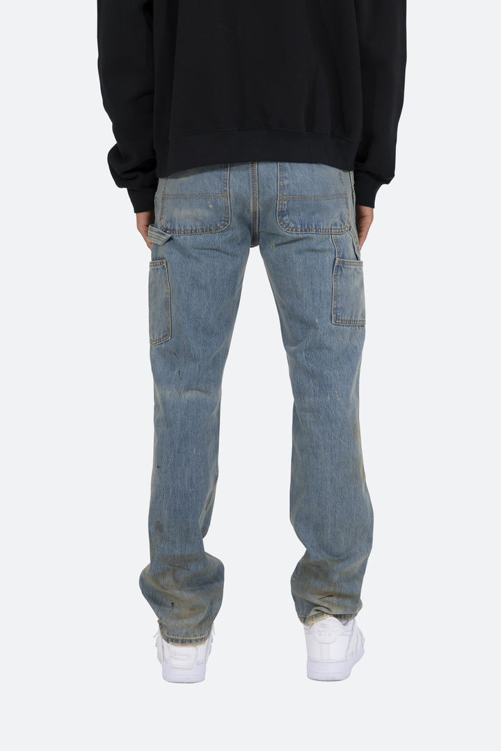 Mnml V296 Work Baggy Denim - Blue 5 Mnml V296 Work Baggy Denim - Blue