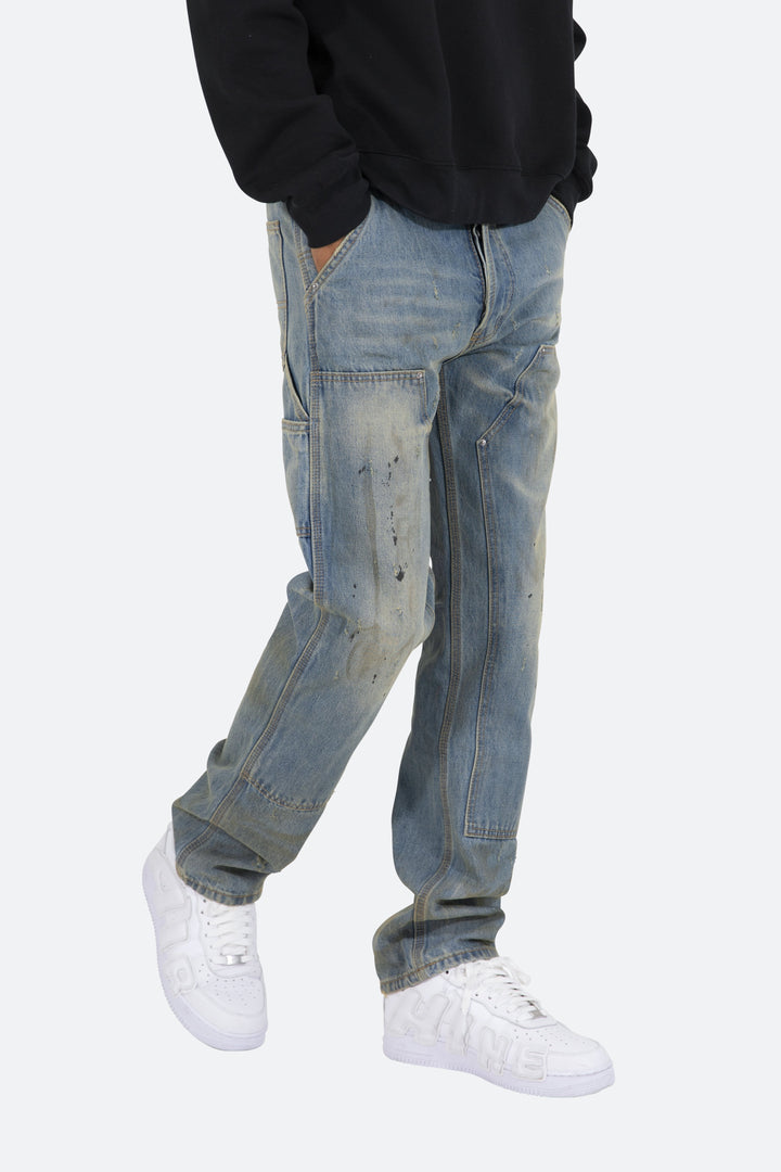 Mnml V296 Work Baggy Denim - Blue 6 Mnml V296 Work Baggy Denim - Blue