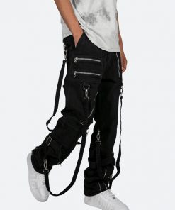 Mnml V458 Cargo Baggy Denim - Black