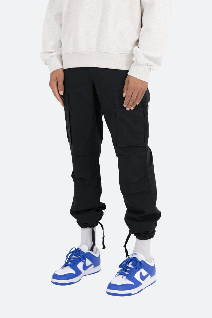 Mnml Vintage Cargo Pants - Black Bottoms 3 Mnml Vintage Cargo Pants - Black Bottoms