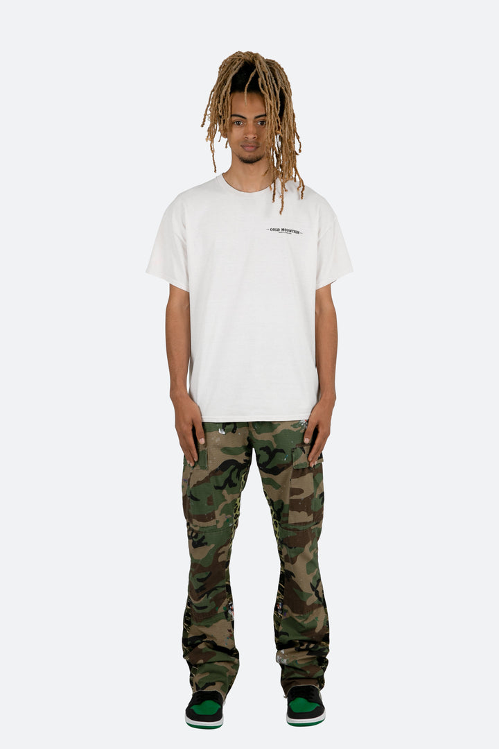 Mnml Vintage Cold Mountain Tee - White 2 Mnml Vintage Cold Mountain Tee - White