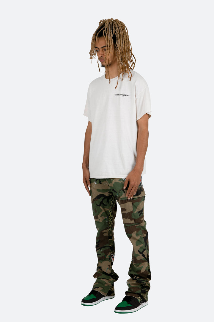 Mnml Vintage Cold Mountain Tee - White 3 Mnml Vintage Cold Mountain Tee - White