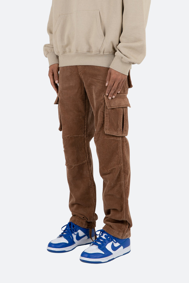 Mnml Bottoms Vintage Corduroy Cargo Pants - Brown