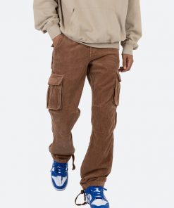 Mnml Bottoms Vintage Corduroy Cargo Pants - Brown