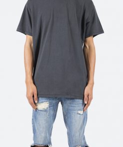 Mnml Vintage Crew Tee - Vintage Black