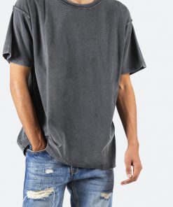 Mnml Vintage Inside Out Tee - Vintage Black Tops