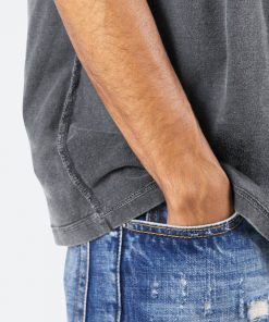 Mnml Vintage Inside Out Tee - Vintage Black Tops