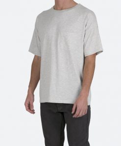 Mnml Tops Vintage Pocket Tee - Grey