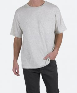 Mnml Tops Vintage Pocket Tee - Grey