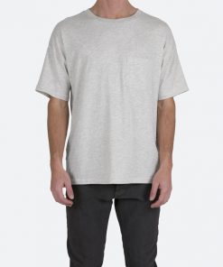 Mnml Tops Vintage Pocket Tee - Grey