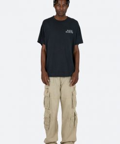 Mnml Tops Vintage Save Earth Tee - Black